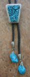 GEMSTONE CHIPS BOLO TIE