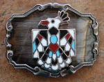 INDIAN MOTIF BELT BUCKLE