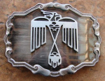 INDIAN MOTIF BELT BUCKLE