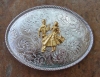 SQUARE DANCE BELT BUCKLE
