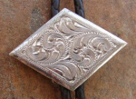 ENGRAVED STERLING BOLO