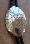 ENGRAVED STERLING BOLO
