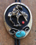 END OF TRAIL BOLO TIE