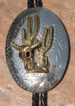STEER SKULL BOLO TIE