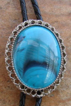 FAUX TURQUOISE BOLO TIE