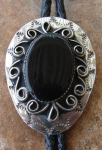 ONYX BOLO TIE