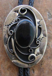 ONYX BOLO TIE