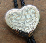 ENGRAVED BOLO TIE