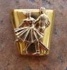 SQUARE DANCE SCARF HOLDER