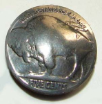 Button Covers - Buffalo Nickel