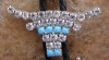 RHINESTONE STEER HEAD BOLO TIE