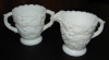Milk Glass Sugar & Creamer
