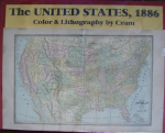 1886 US Map