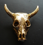 STEER SKULL BOLO TIE