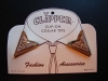 Collar Tips Gold nugget w/rhinestone