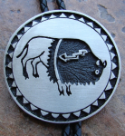 PEWTER BOLO TIE