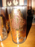 set of 8 Vintage Glasses