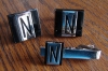 Men's cufflink and tie bar set