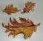 "B.S.K." BROOCH SET